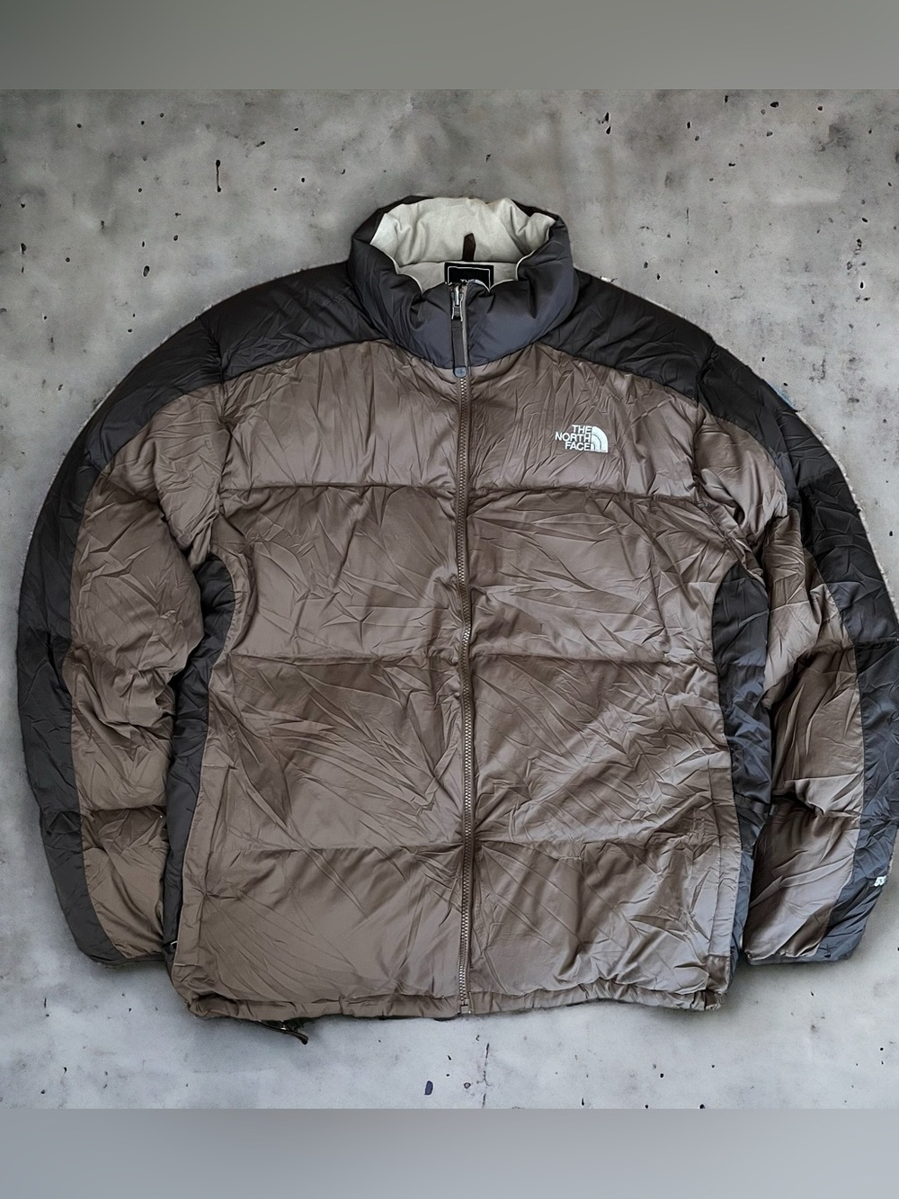 Vintage The North Face Brown 550 Puffer Jacket Men’s XXL